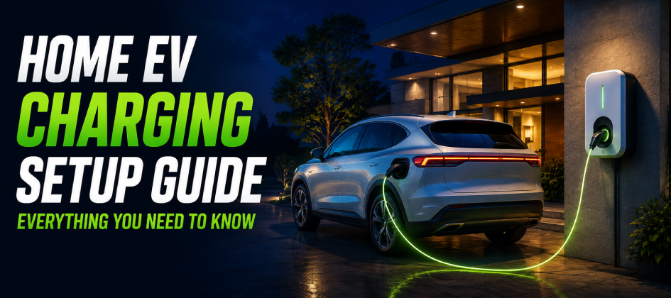 Home EV Charging Setup Guide (2026): Everything You Need to Charge Your Electric Vehicle at Home